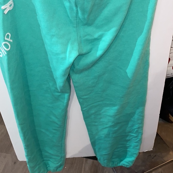 HOLLISTER TEAL SWEATPANTS WITH DRAWSTRING SIZE XS - Picture 4 of 5